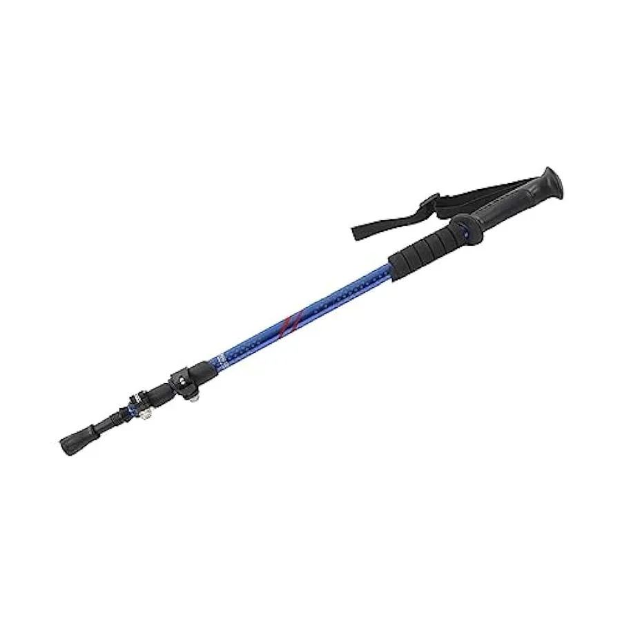 Zerodis Canna da Escursione, Canna da Passeggio Durevole Telescopica in Lega di Alluminio Ampia Applicazione 3 Sezione per Alpin